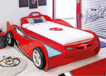 CARBED Кровать-машина Coupe с выдвижной кроватью Red 20.03.1306.00 в Абрамово - abramovo.mebel54.com | фото
