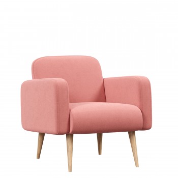 Уилбер ЛД.306010.000 Кресло (Светло-розовый, ткань UNI IDEA 1031) в Абрамово - abramovo.mebel54.com | фото
