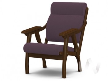 Кресло Вега-10 (орех лак/ULTRA PLUM) в Абрамово - abramovo.mebel54.com | фото