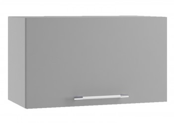 Норд ШВГ 600 Шкаф верхний горизонтальный (Софт смок/корпус Белый) в Абрамово - abramovo.mebel54.com | фото