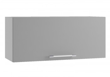 Норд ШВГ 800 Шкаф верхний горизонтальный (Софт смок/корпус Белый) в Абрамово - abramovo.mebel54.com | фото