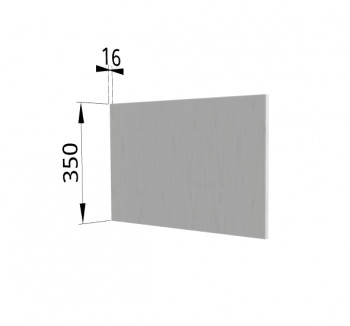 Панель торцевая (для шкафа горизонтального глубокого) ГПГ Ройс (Графит софт) в Абрамово - abramovo.mebel54.com | фото