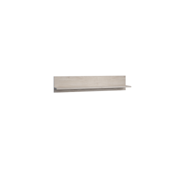 Полка навесная Саманта Дуб харбор белый в Абрамово - abramovo.mebel54.com | фото