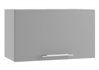 Ройс ПГ 600 Шкаф верхний горизонтальный (Графит софт/корпус Серый) в Абрамово - abramovo.mebel54.com | фото