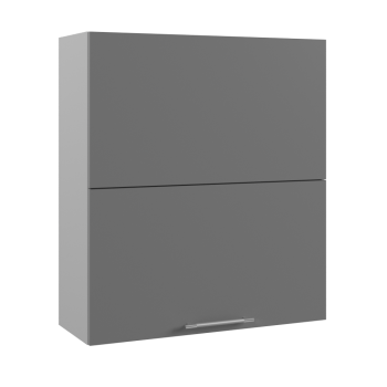 Ройс ПГПМ 800 Шкаф верхний Blum Aventos HF (Графит софт/корпус Серый) в Абрамово - abramovo.mebel54.com | фото